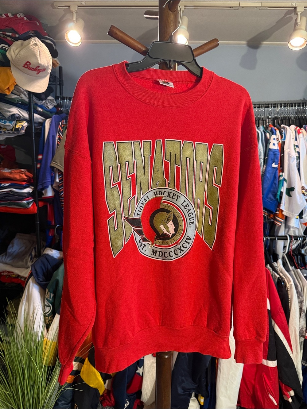 Ottawa Senators Vintage Crewneck Sweater - 1991